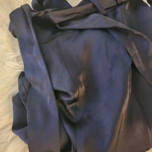 Vince Camuto Midnight Blue Tie Waist Dress Pants